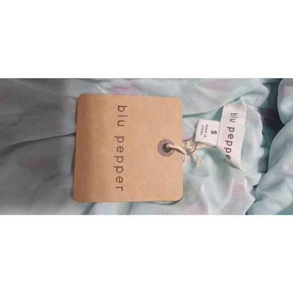 Blu Pepper Maxi Skirt with Cherries - Picture 5 of 5